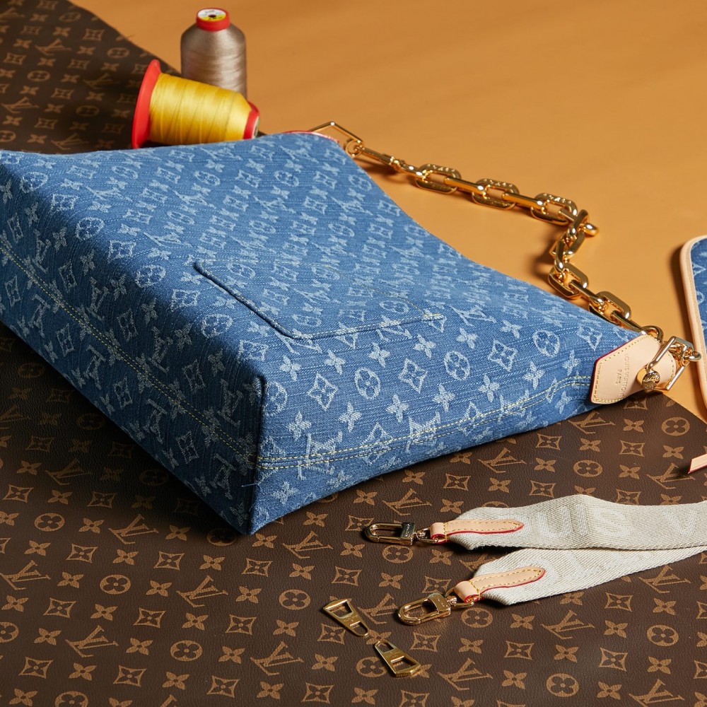 Louis Vuitton Coussin Hobo MM Monogram Denim
