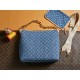 Louis Vuitton Coussin Hobo MM Monogram Denim