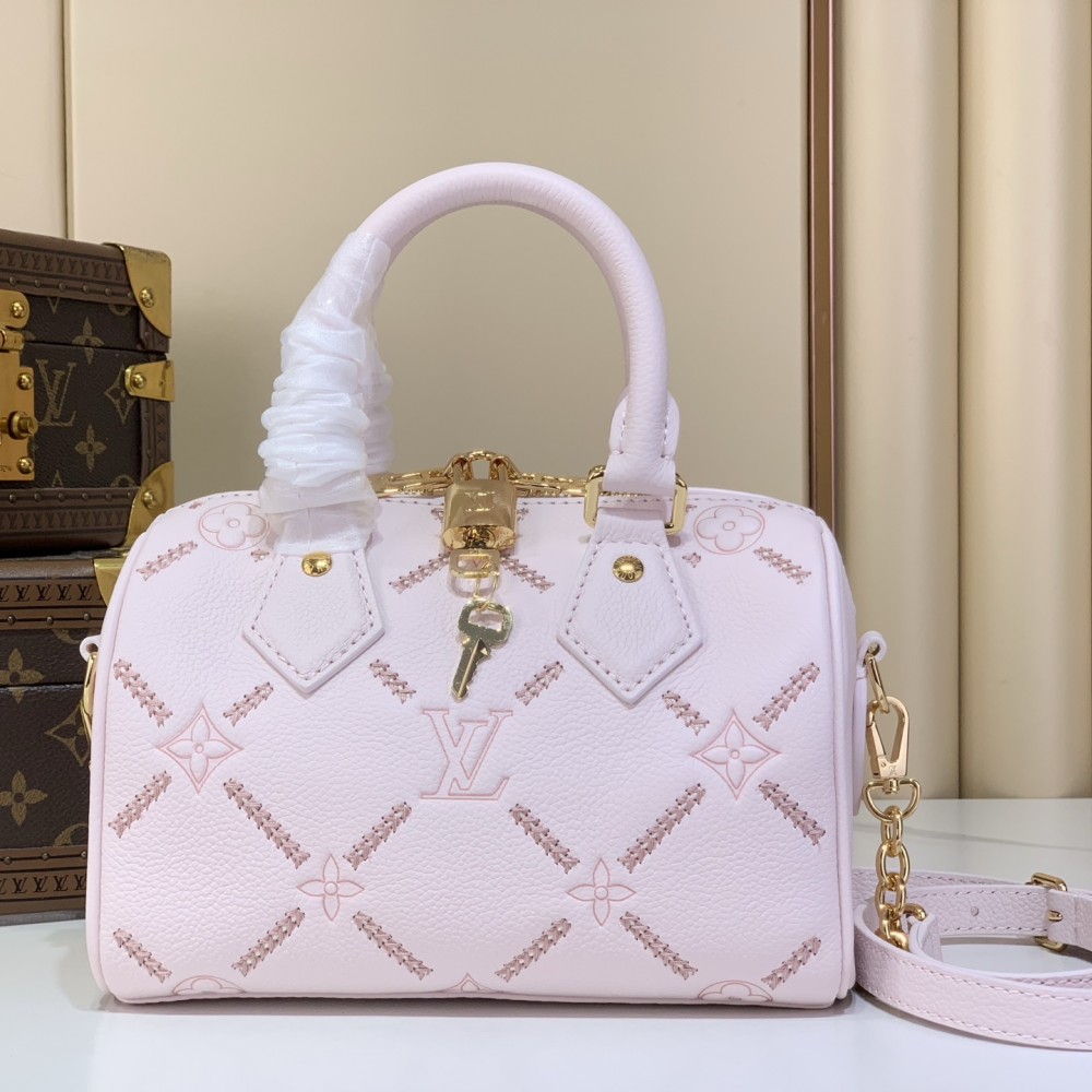 Louis Vuitton Speedy Bandouliere 20 Monogram Empreinte Leather
