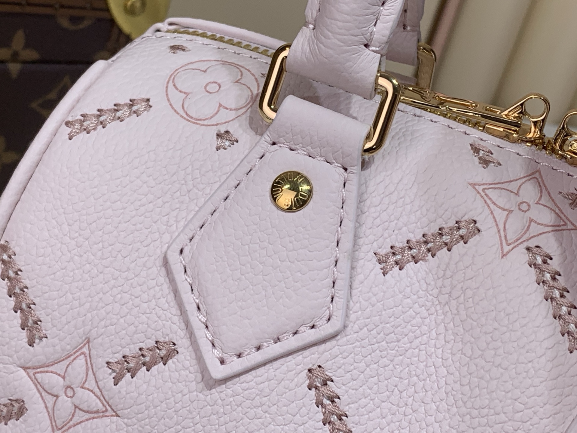 Louis Vuitton Speedy Bandouliere 20 Monogram Empreinte Leather