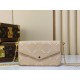 LOUIS VUITTON Pochette Felicie Monogram Empreinte Leather