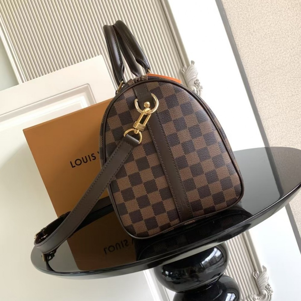Louis Vuitton Speedy Bandouliere 35 Damier Ebene Canvas