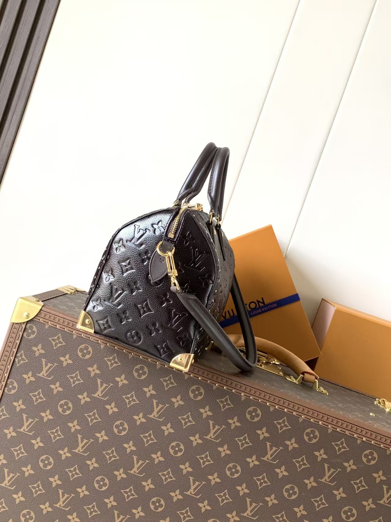 Louis Vuitton Speedy Trunk 25 Fashion Leather