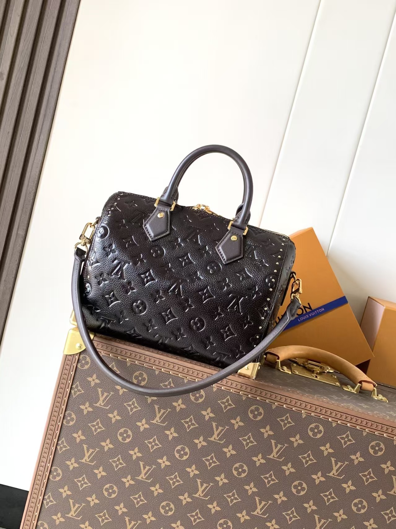 Louis Vuitton Speedy Trunk 25 Fashion Leather