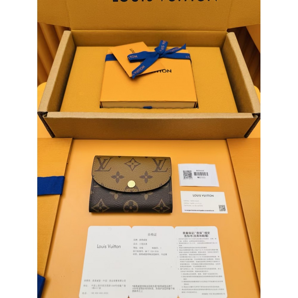 Louis Vuitton Rosalie Coin Purse Monogram Reverse