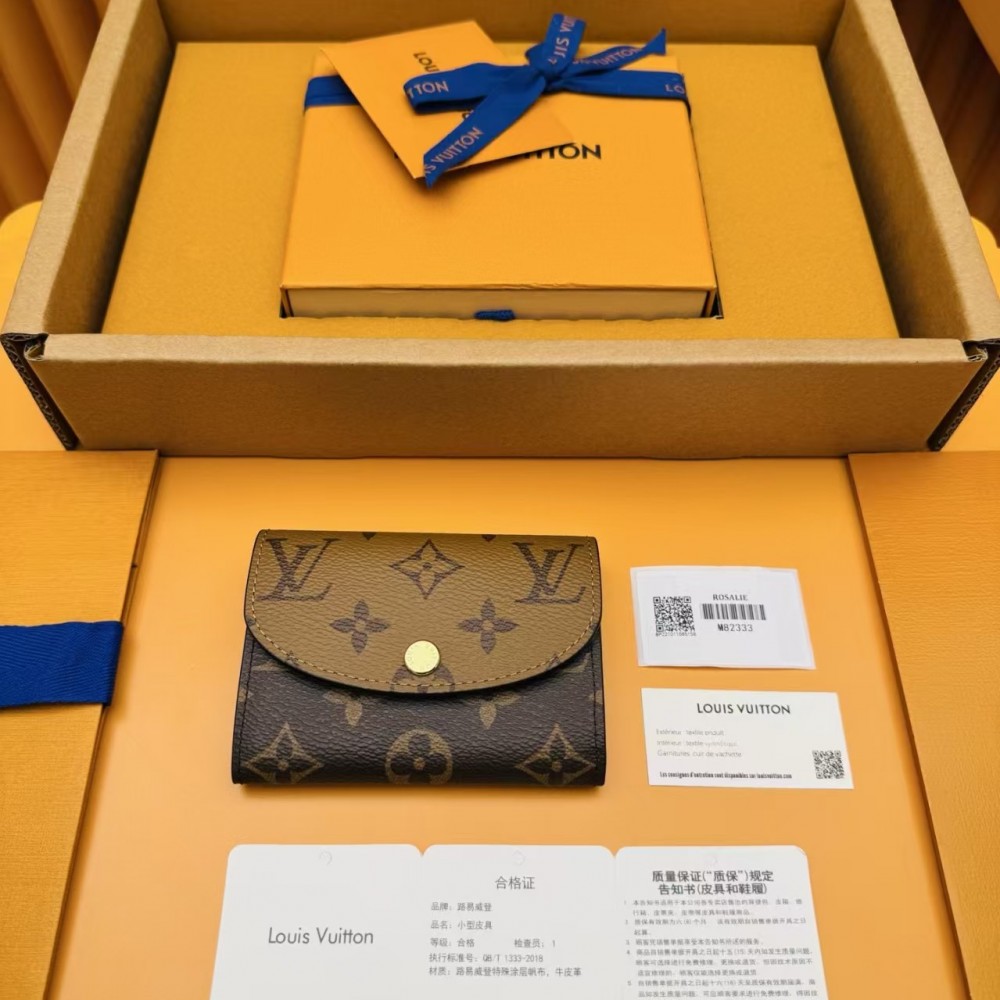 Louis Vuitton Rosalie Coin Purse Monogram Reverse