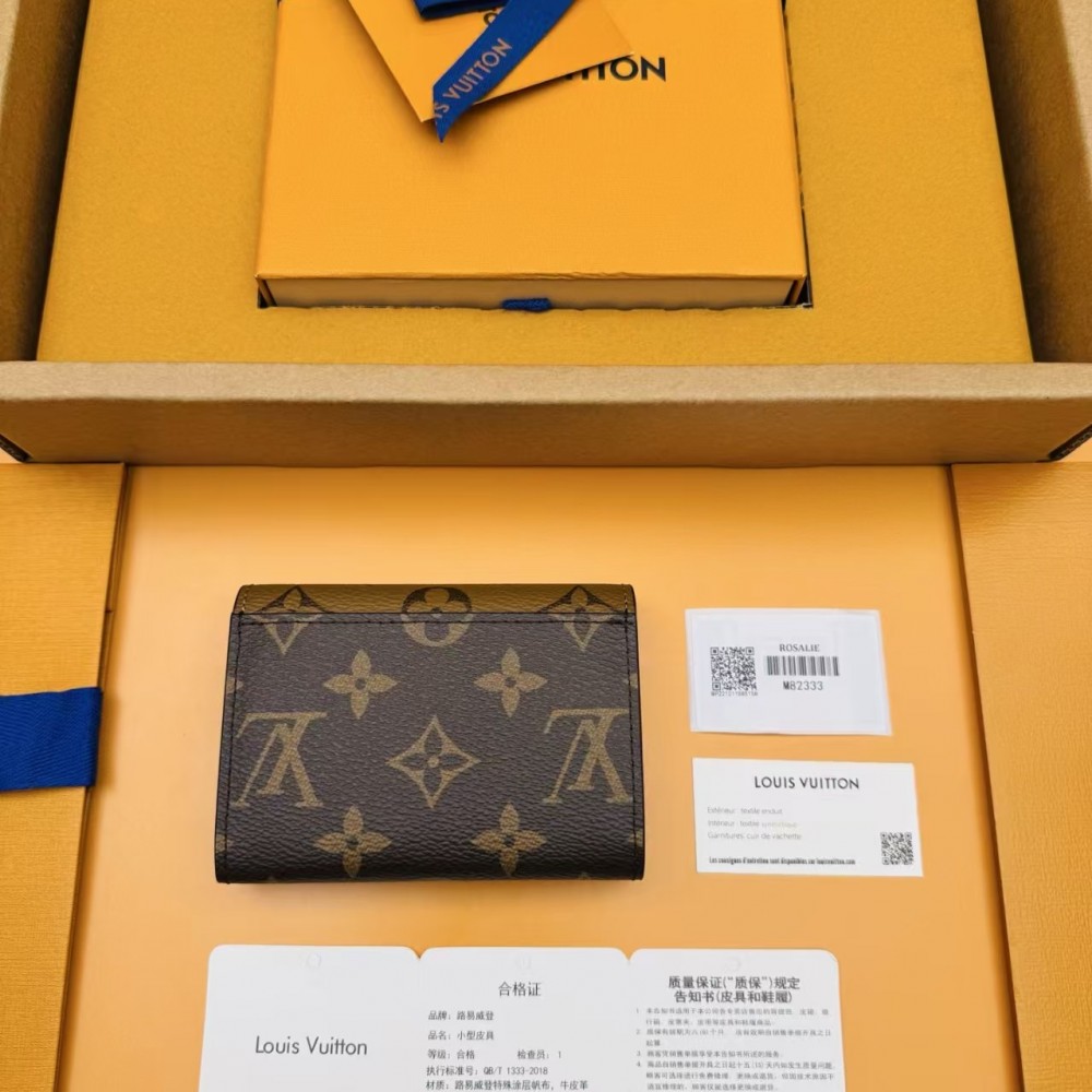 Louis Vuitton Rosalie Coin Purse Monogram Reverse