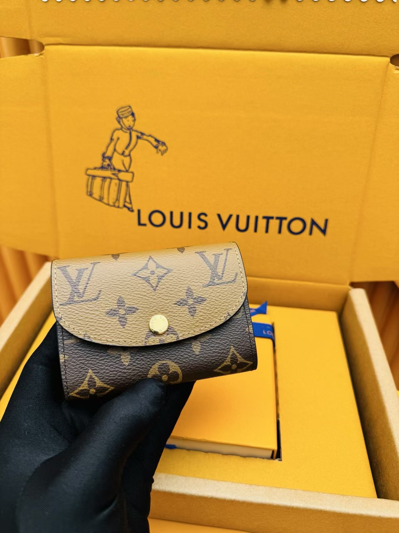 Louis Vuitton Rosalie Coin Purse Monogram Reverse