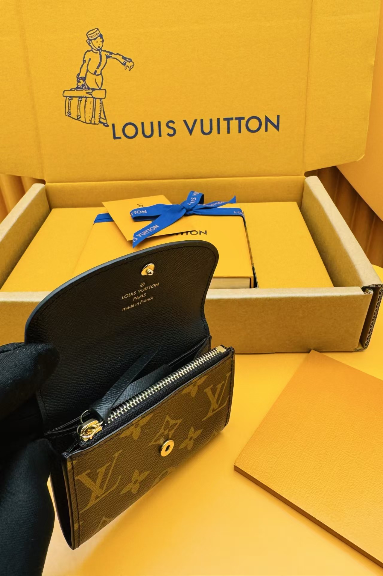 Louis Vuitton Rosalie Coin Purse Monogram Reverse