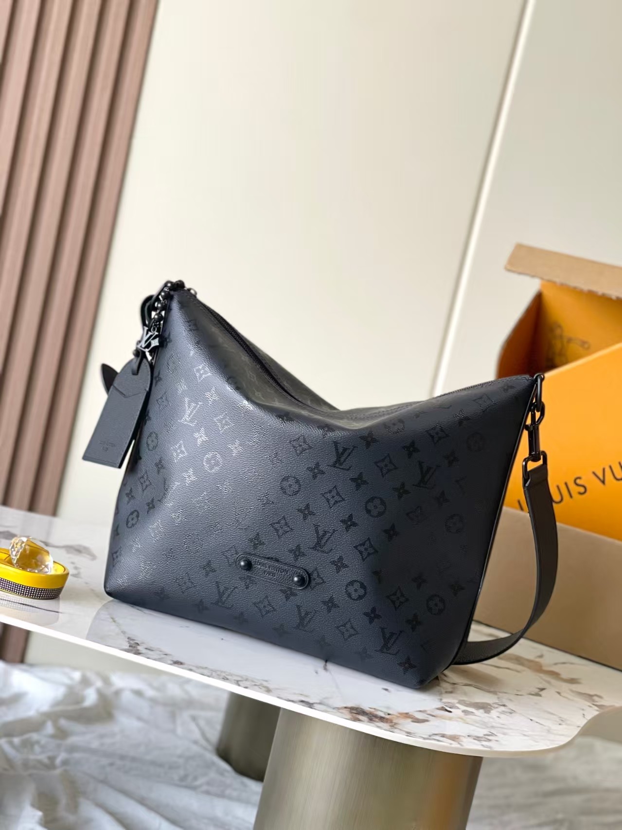 Louis Vuitton Vagabon Hobo Monogram Midnight