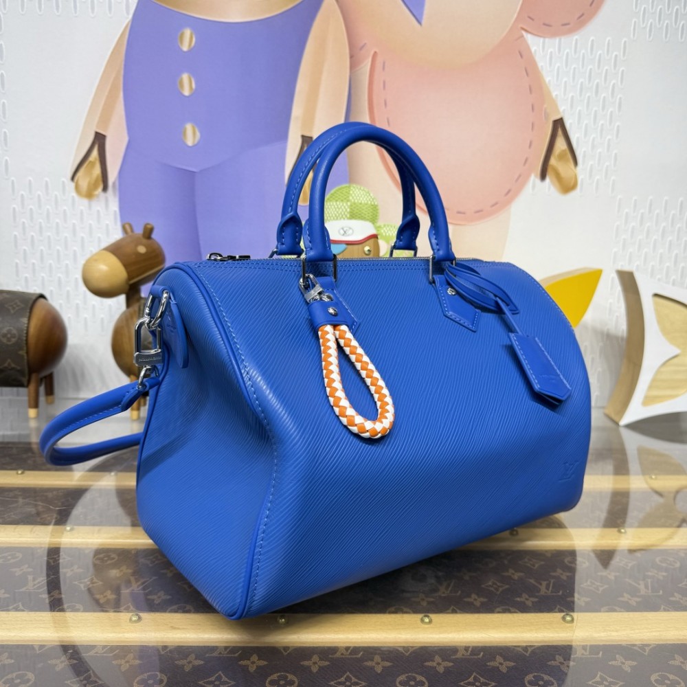 Louis Vuitton Speedy Soft 30 Epi Leather -Bags Ocean Blue