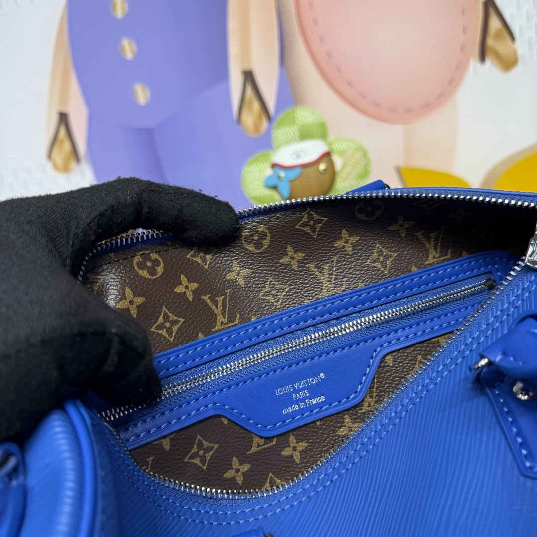 Louis Vuitton Speedy Soft 30 Epi Leather -Bags Ocean Blue