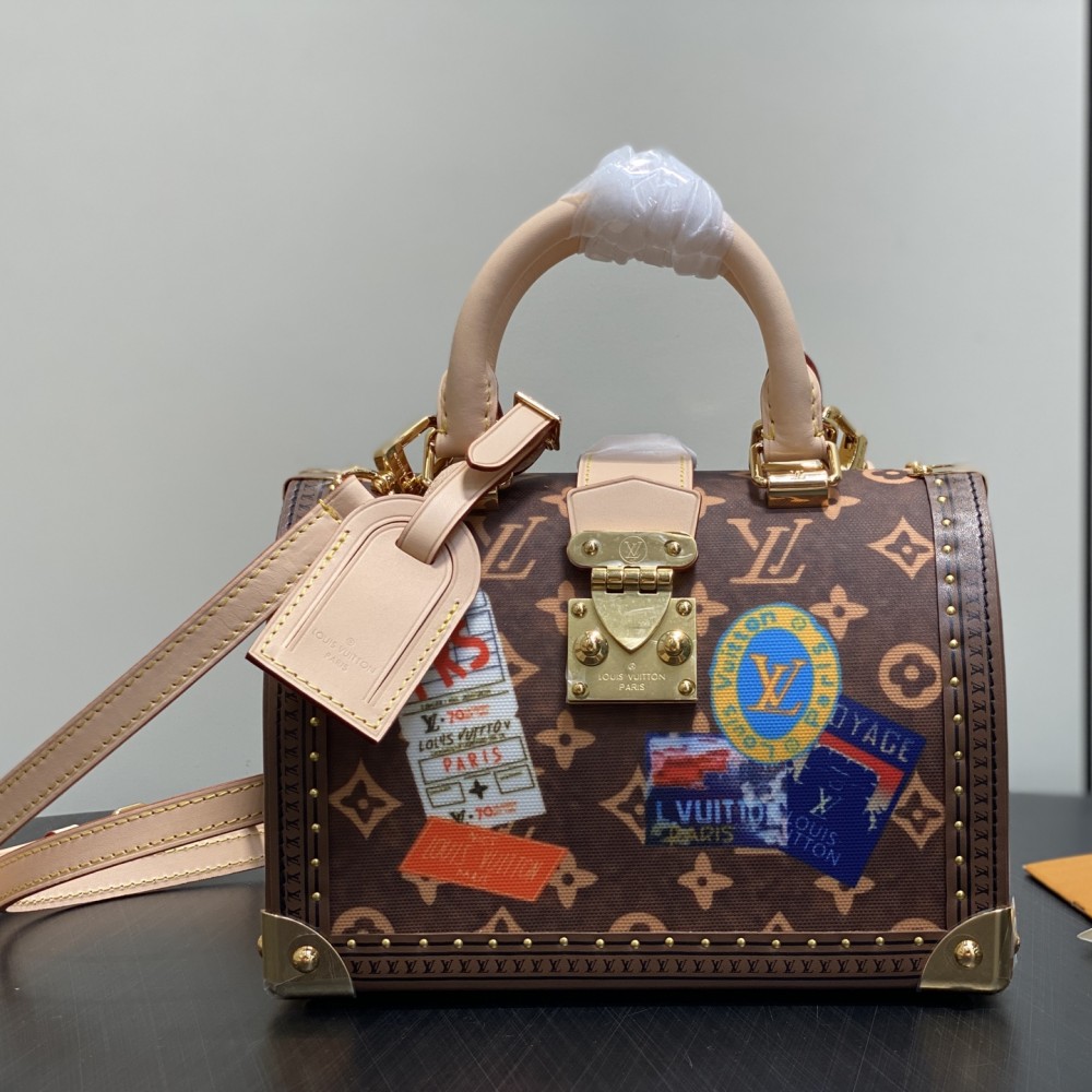 Louis Vuitton Speedy Trunk 20 Monogram