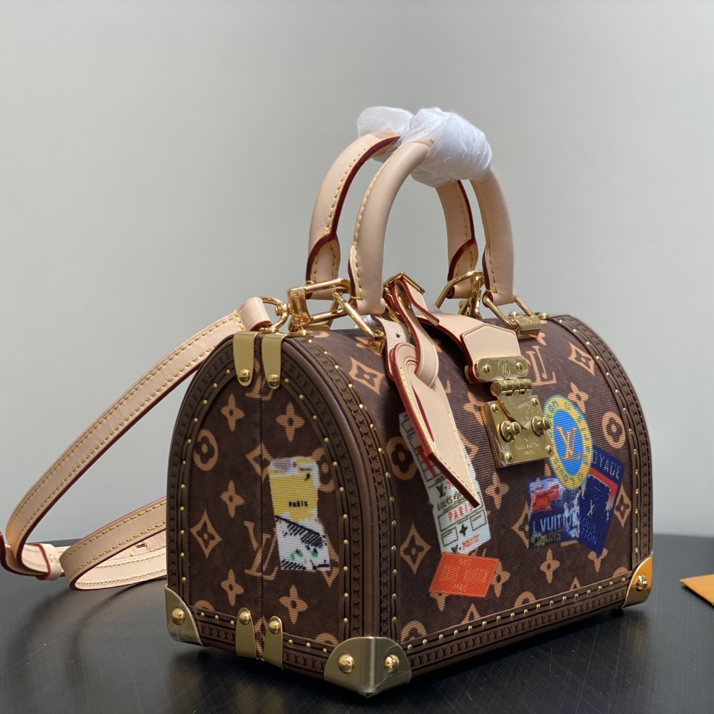 Louis Vuitton Speedy Trunk 20 Monogram