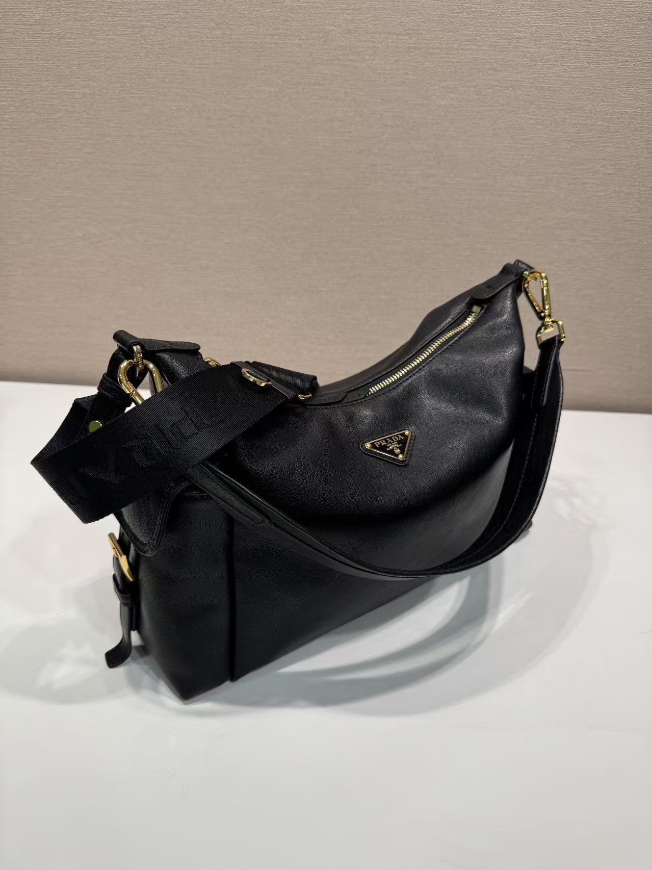 PRADA Black Prada Explore large nappa leather bag PRADA Black Prada Explore large nappa leather bag