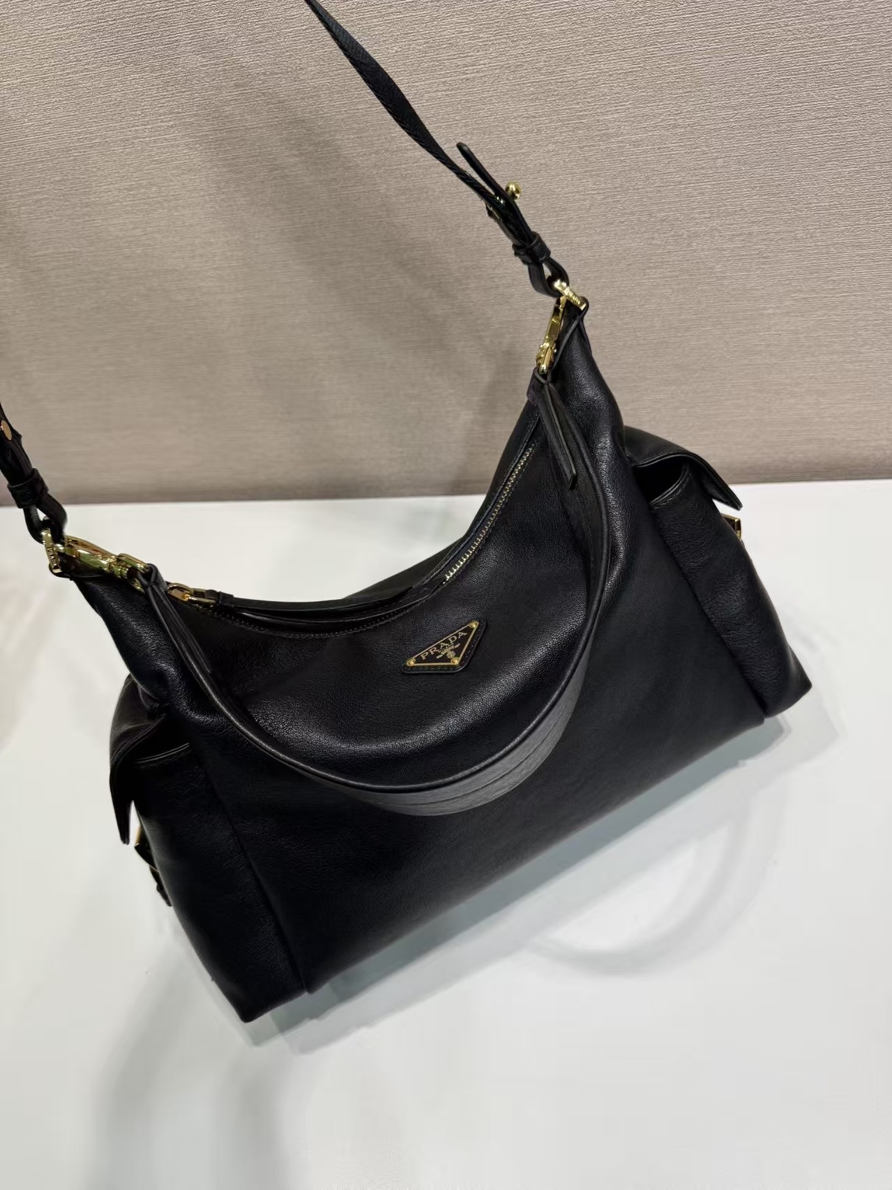 PRADA Black Prada Explore large nappa leather bag PRADA Black Prada Explore large nappa leather bag