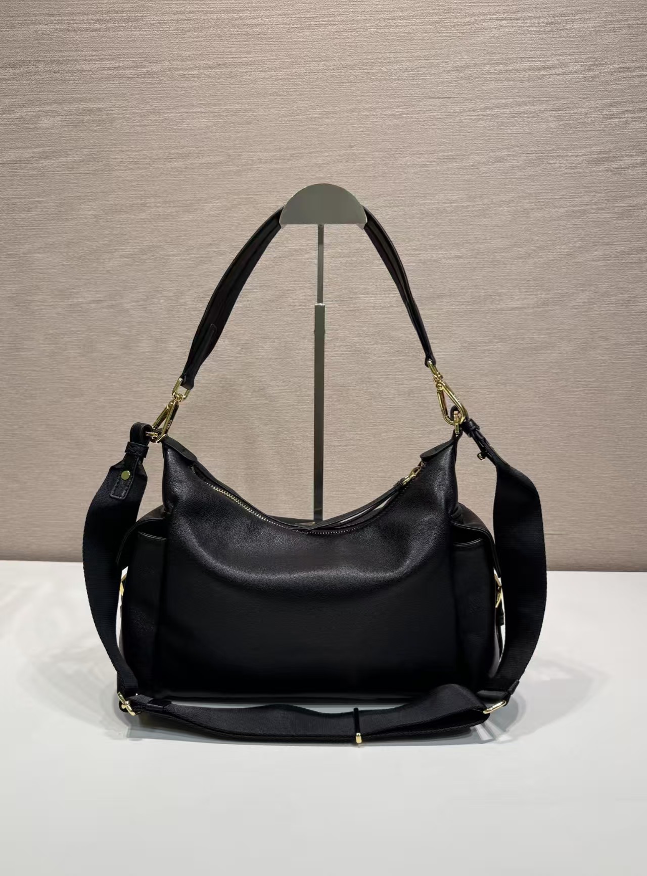 PRADA Black Prada Explore large nappa leather bag PRADA Black Prada Explore large nappa leather bag