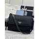 PRADA RE-NYLON LARGE PADDED SHOULDER BAG - BLACK