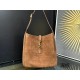 Saint Laurent Suede Brown HOBO Bag Small