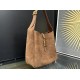 Saint Laurent Suede Brown HOBO Bag Small