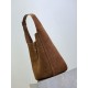 Saint Laurent Suede Brown HOBO Bag Large