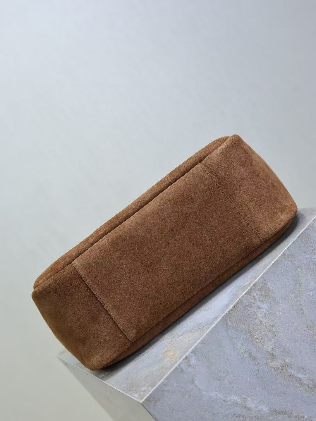 Saint Laurent Suede Brown HOBO Bag Large