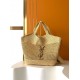YSL Icare Raffia woven bag
