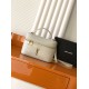 Saint Laurent GABY Vanity large in lambskin inWhite