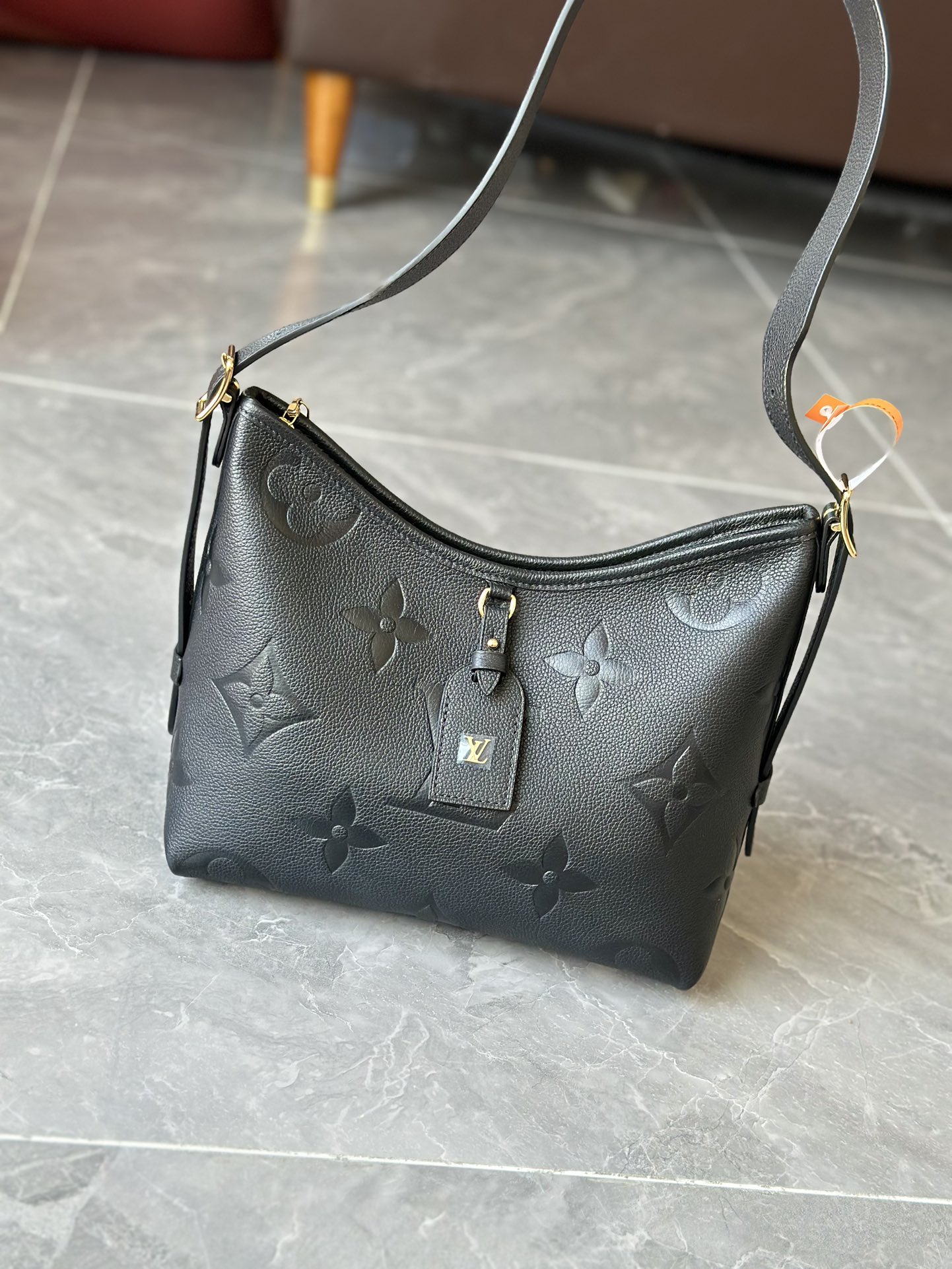 LOUIS VUITTON CarryAll Monogram Empreinte Leather-Women LOUIS VUITTON CarryAll Monogram Empreinte Leather-Women
