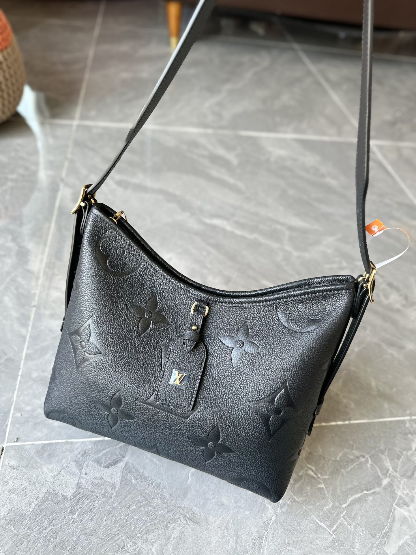 LOUIS VUITTON CarryAll Monogram Empreinte Leather-Women LOUIS VUITTON CarryAll Monogram Empreinte Leather-Women