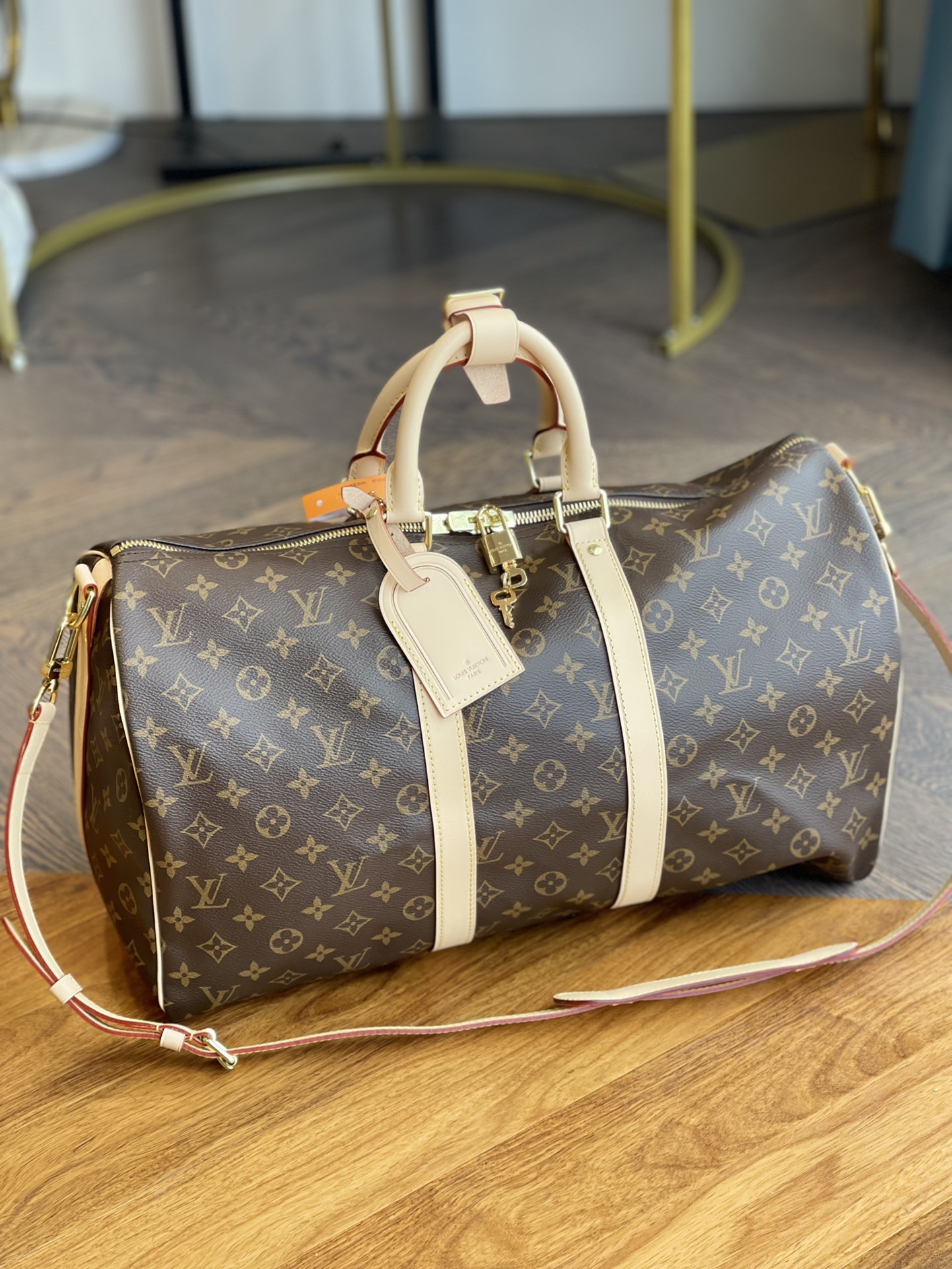 LOUIS VUITTON Keepall Bandoulière 45 Vuittonite Monogram LOUIS VUITTON Keepall Bandoulière 45 Vuittonite Monogram
