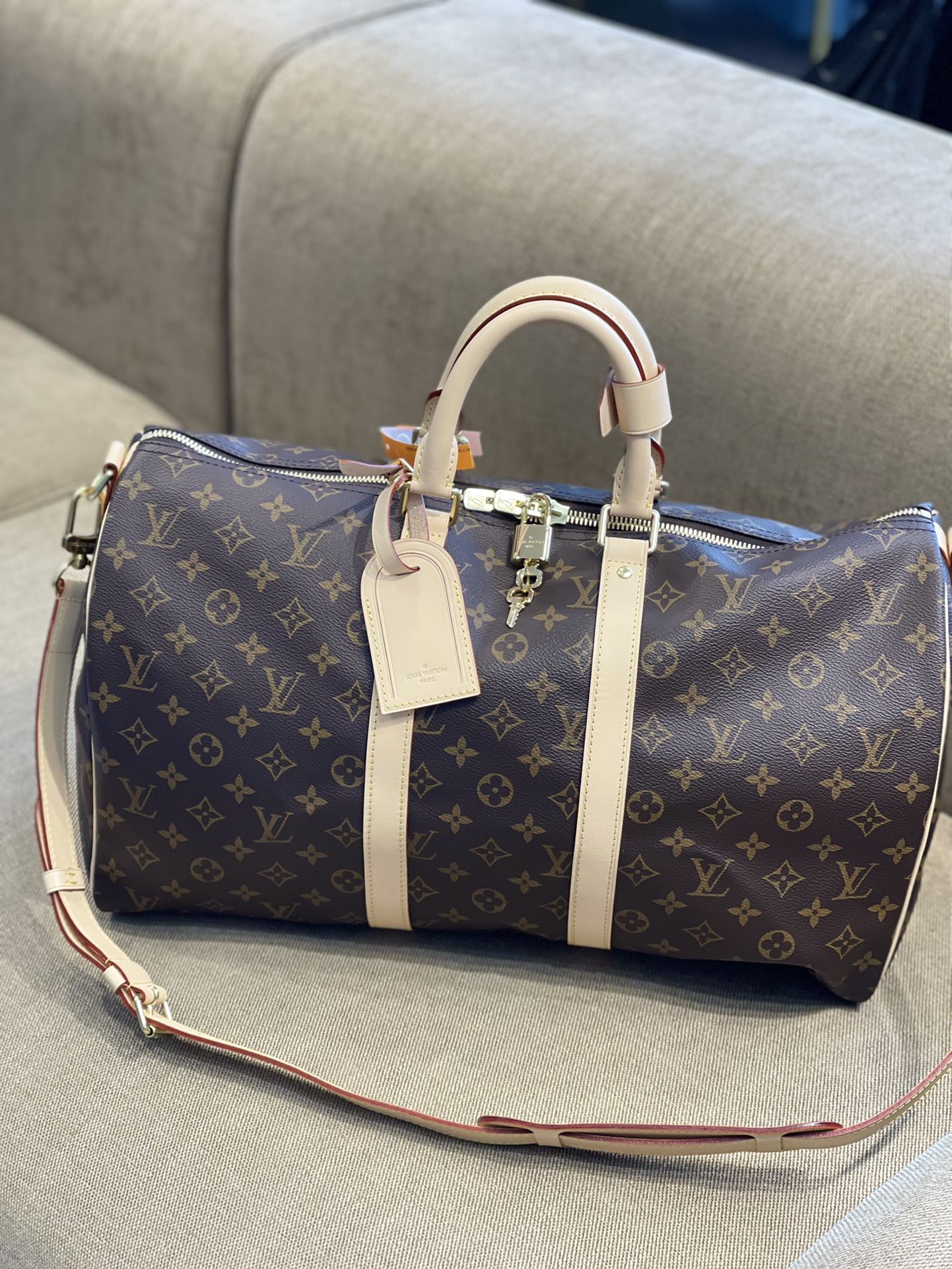 LOUIS VUITTON Keepall Bandoulière 45 Vuittonite Monogram LOUIS VUITTON Keepall Bandoulière 45 Vuittonite Monogram