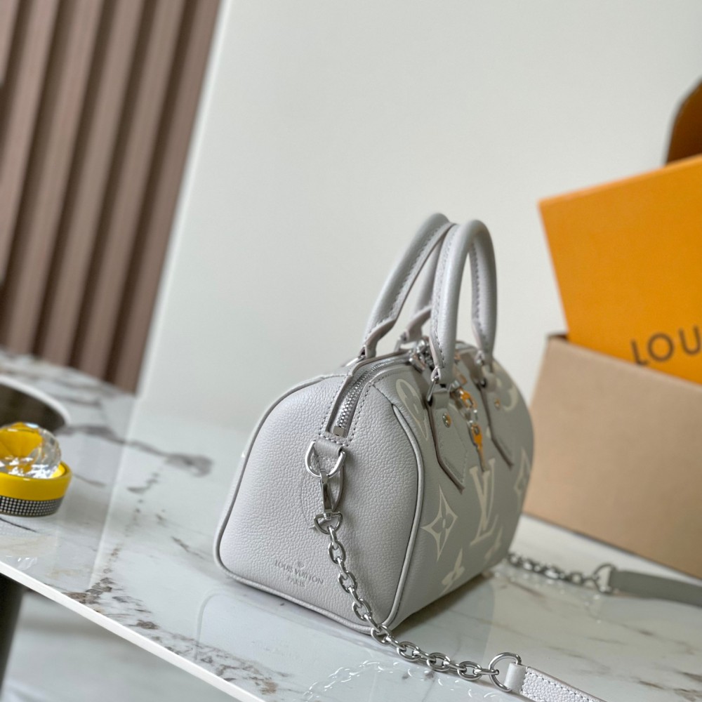LOUIS VUITTON Speedy Bandoulière 20 Mastic Other Monogram Canvas