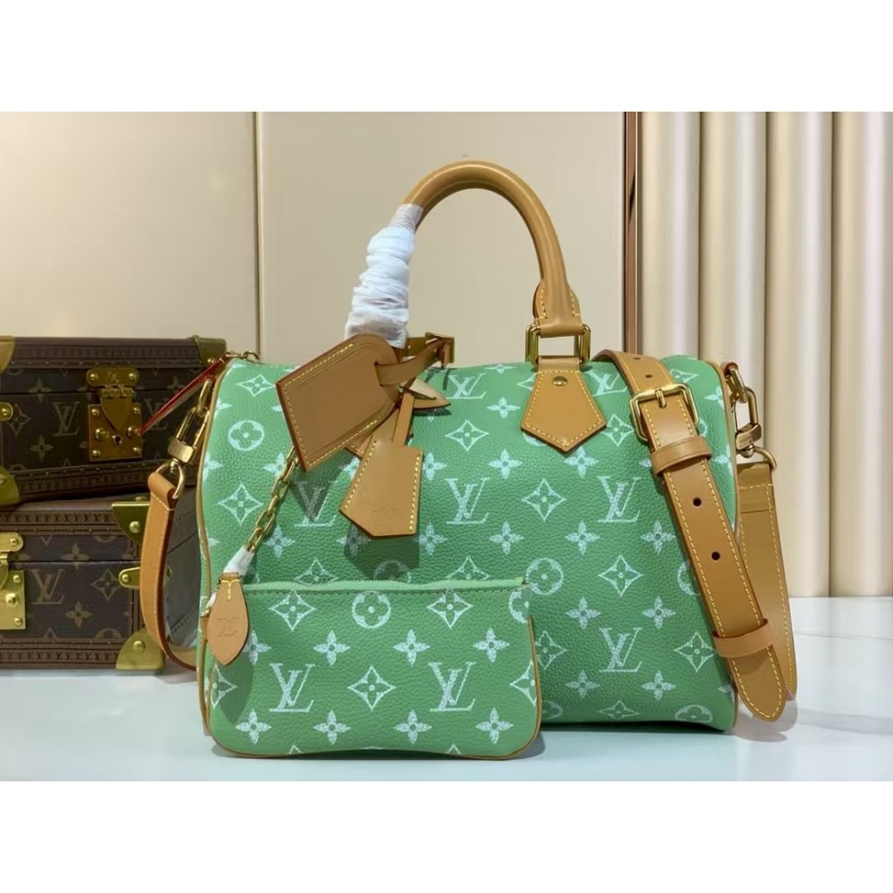 LOUIS VUITTON Speedy P9 Bandoulière 25 Autres Cuirs Monogram Green