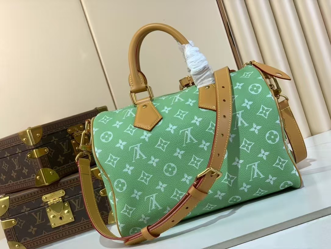 LOUIS VUITTON Speedy P9 Bandoulière 25 Autres Cuirs Monogram Green LOUIS VUITTON Speedy P9 Bandoulière 25 Autres Cuirs Monogram Green