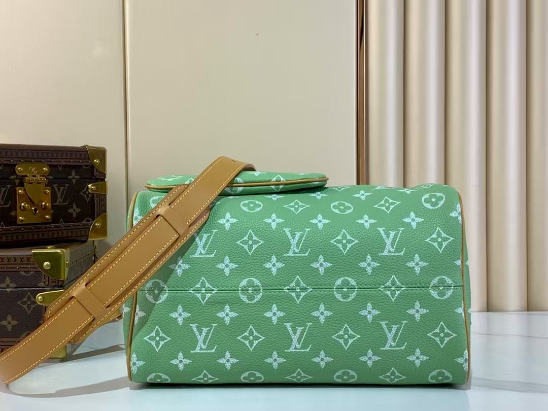 LOUIS VUITTON Speedy P9 Bandoulière 25 Autres Cuirs Monogram Green LOUIS VUITTON Speedy P9 Bandoulière 25 Autres Cuirs Monogram Green