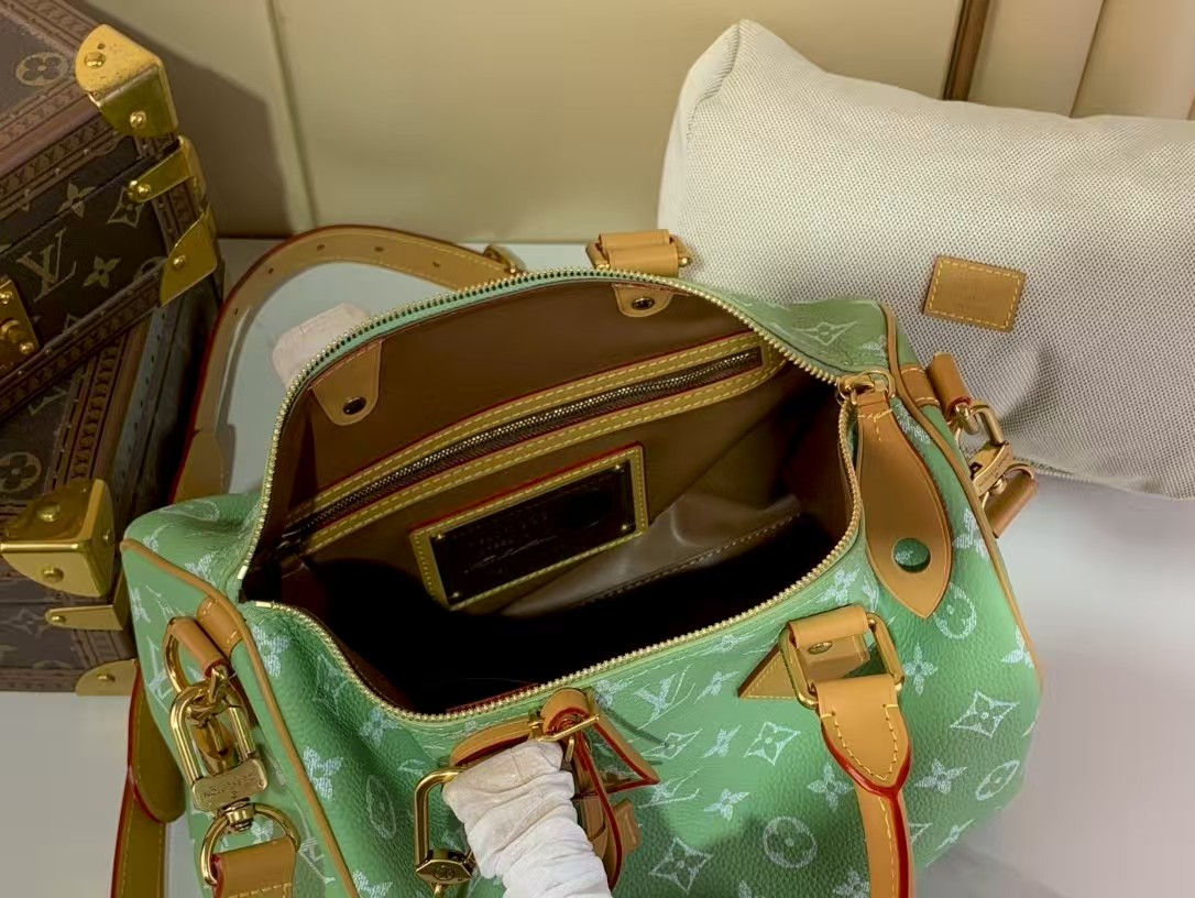 LOUIS VUITTON Speedy P9 Bandoulière 25 Autres Cuirs Monogram Green LOUIS VUITTON Speedy P9 Bandoulière 25 Autres Cuirs Monogram Green