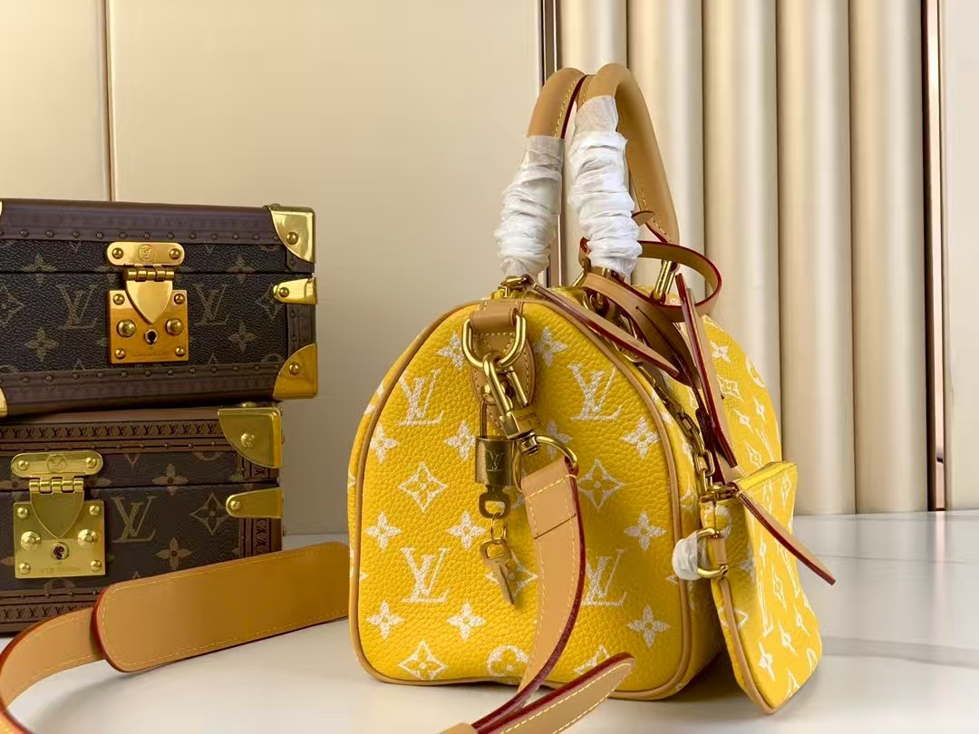 LOUIS VUITTON Speedy P9 Bandoulière 25 Autres Cuirs Monogram Yellow LOUIS VUITTON Speedy P9 Bandoulière 25 Autres Cuirs Monogram Yellow