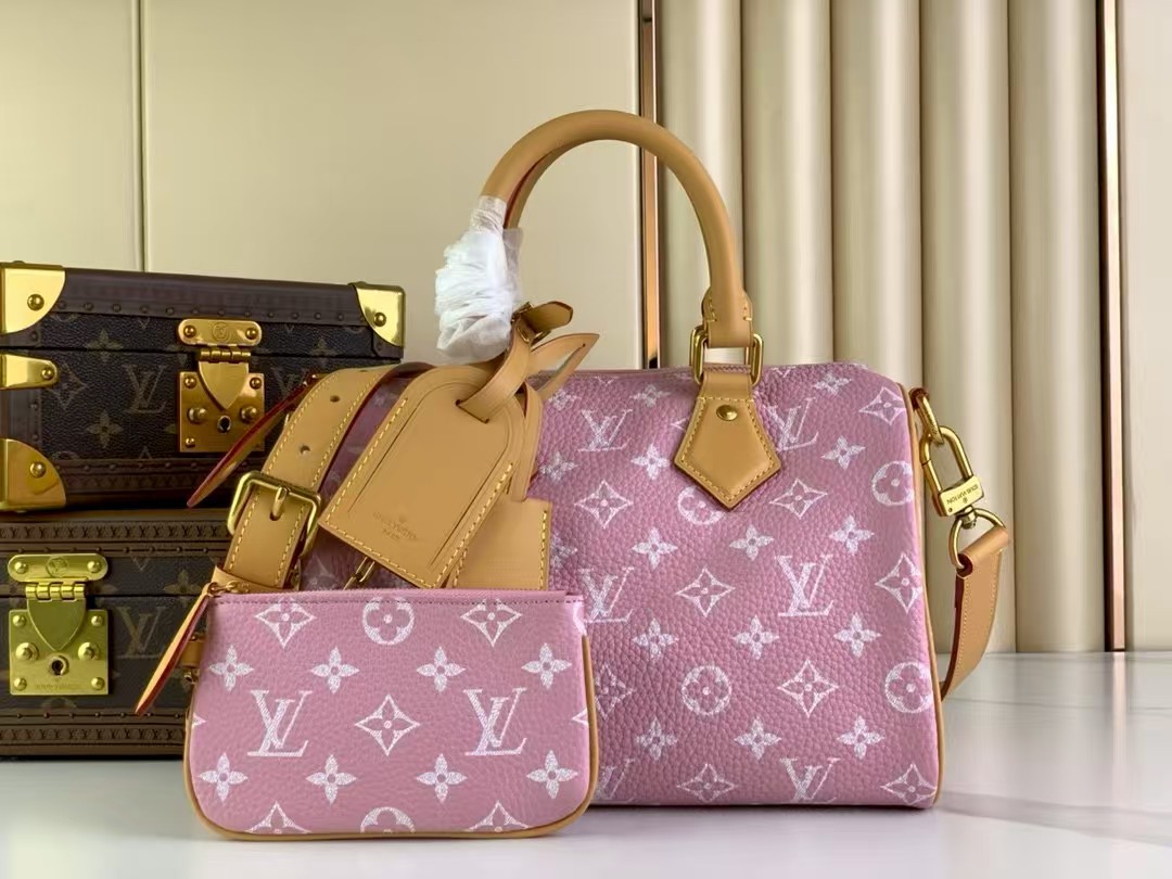 LOUIS VUITTON Speedy P9 Bandoulière 25 Autres Cuirs Monogram Pink LOUIS VUITTON Speedy P9 Bandoulière 25 Autres Cuirs Monogram Pink
