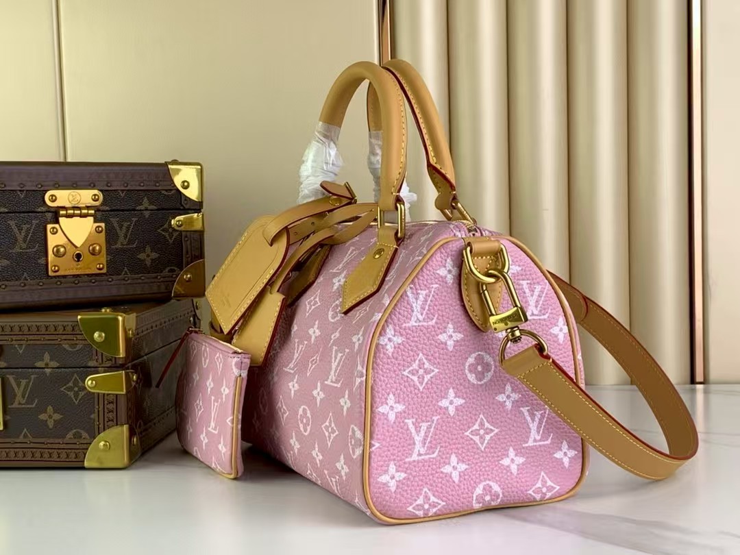 LOUIS VUITTON Speedy P9 Bandoulière 25 Autres Cuirs Monogram Pink LOUIS VUITTON Speedy P9 Bandoulière 25 Autres Cuirs Monogram Pink
