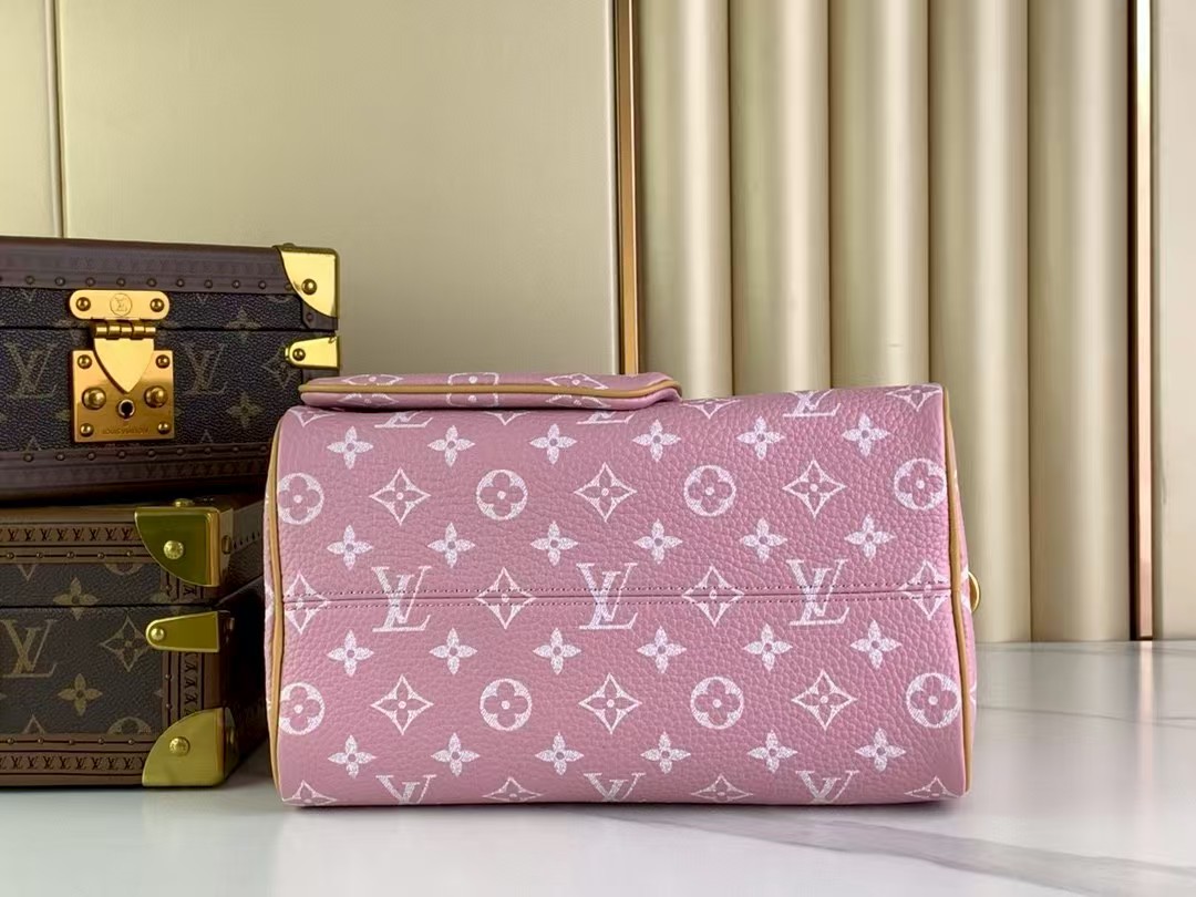 LOUIS VUITTON Speedy P9 Bandoulière 25 Autres Cuirs Monogram Pink LOUIS VUITTON Speedy P9 Bandoulière 25 Autres Cuirs Monogram Pink