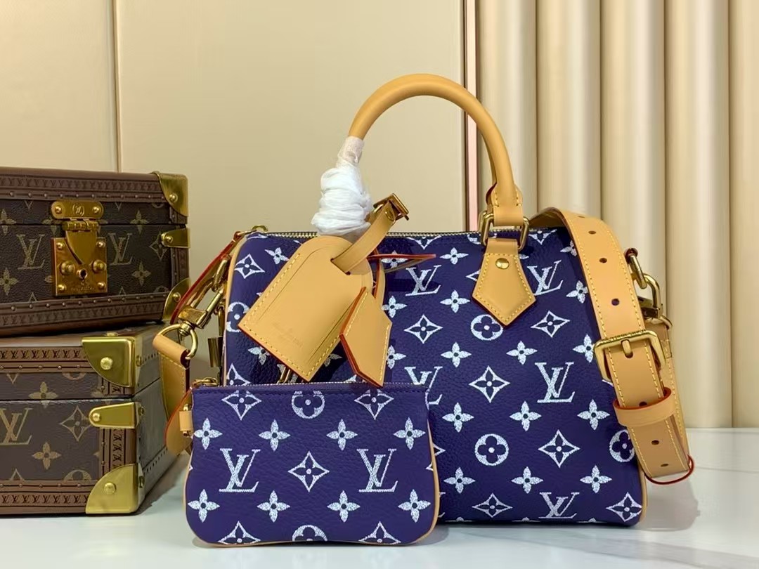 LOUIS VUITTON Speedy P9 Bandoulière 25 Autres Cuirs Monogram Purple LOUIS VUITTON Speedy P9 Bandoulière 25 Autres Cuirs Monogram Purple