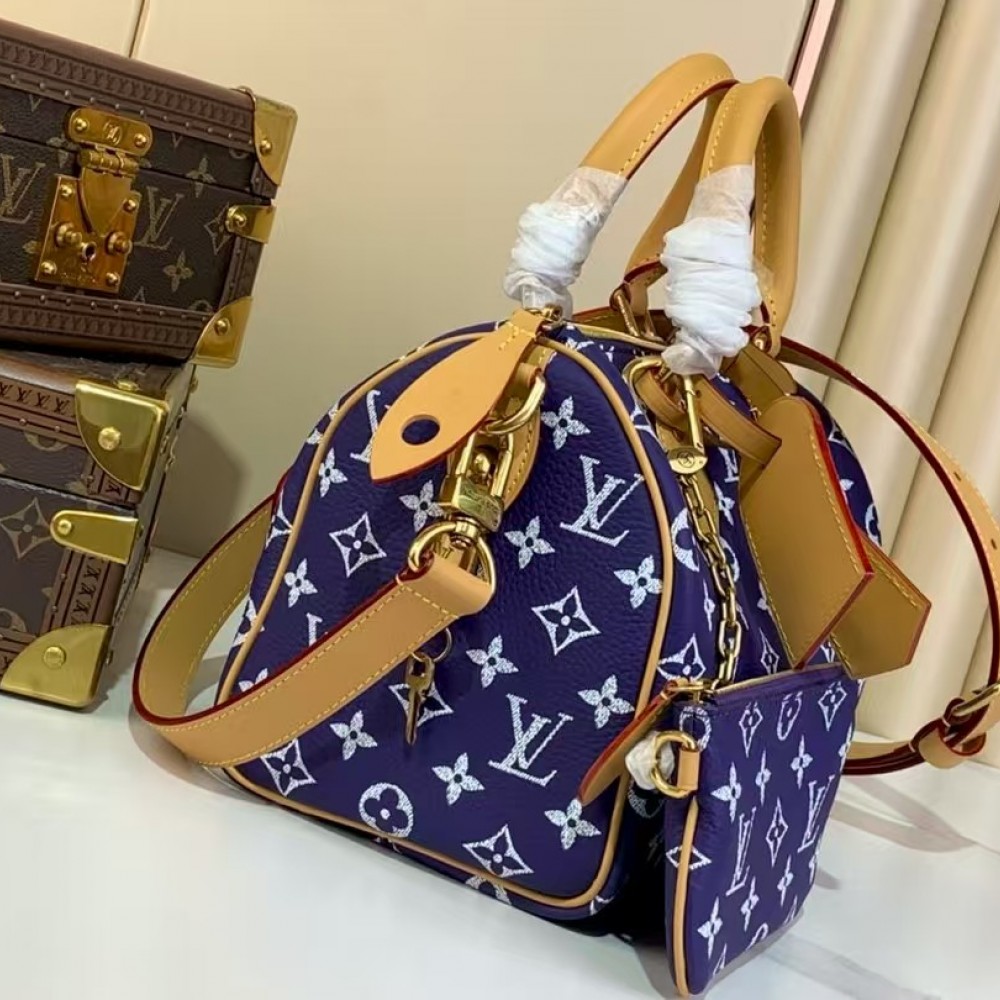 LOUIS VUITTON Speedy P9 Bandoulière 25 Autres Cuirs Monogram Purple