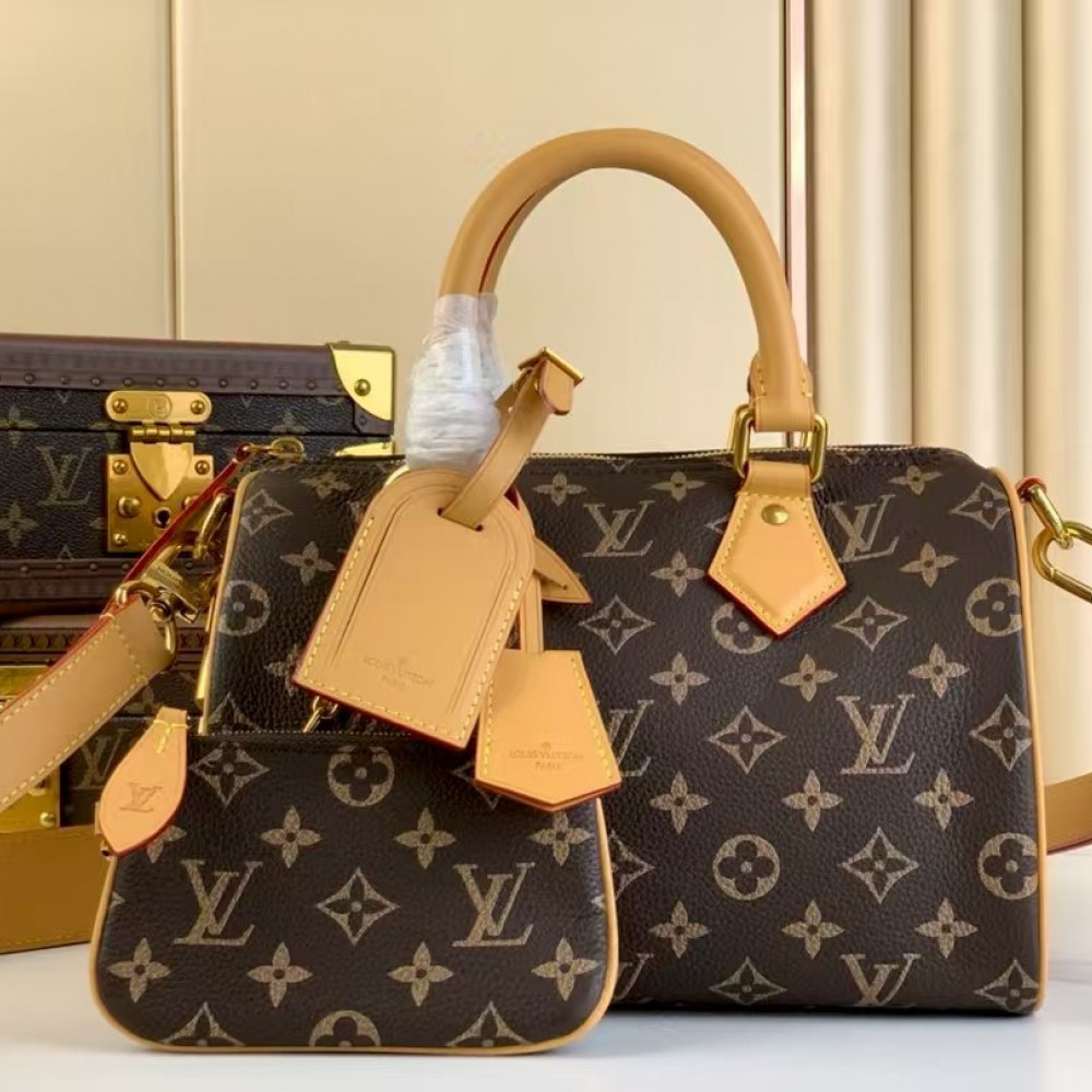 LOUIS VUITTON Speedy P9 Bandoulière 25 Autres Cuirs Monogram Brown