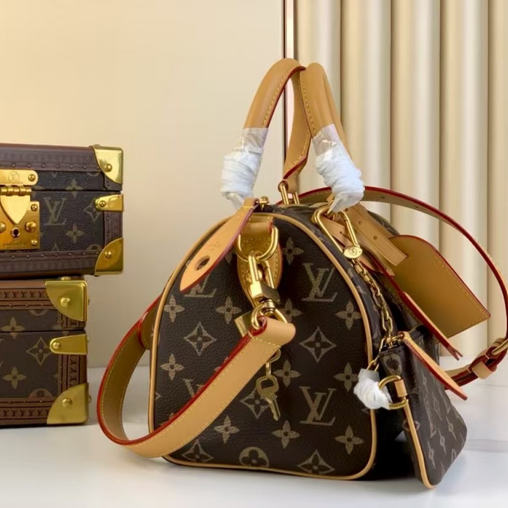 LOUIS VUITTON Speedy P9 Bandoulière 25 Autres Cuirs Monogram Brown