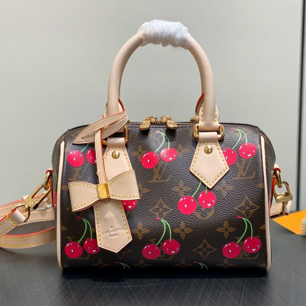 LOUIS VUITTON LV X TM Monogram Cerises Speedy Bandoulière 20