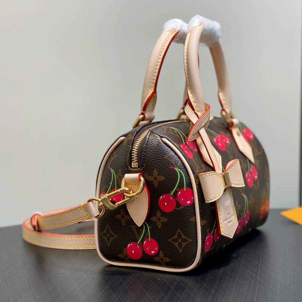 LOUIS VUITTON LV X TM Monogram Cerises Speedy Bandoulière 20