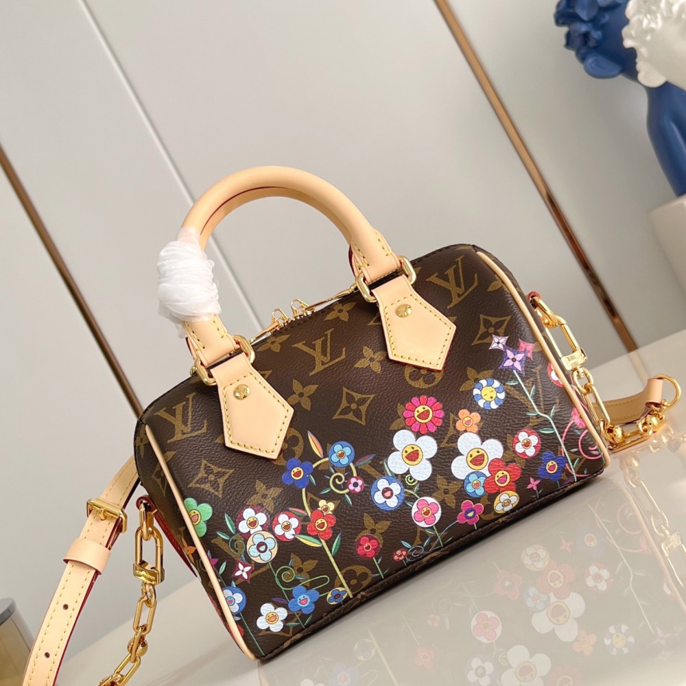 Louis Vuitton X Takashi Murakami Speedy Bandouliere 20 Monogram