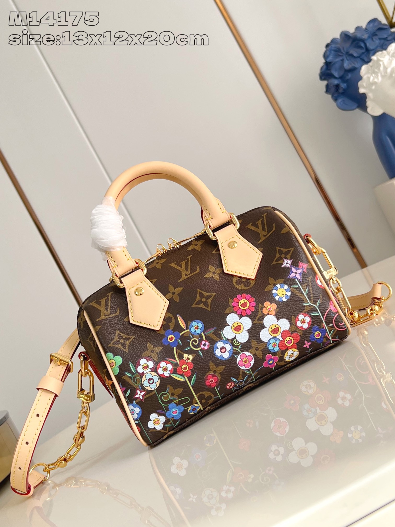 Louis Vuitton X Takashi Murakami Speedy Bandouliere 20 Monogram Louis Vuitton X Takashi Murakami Speedy Bandouliere 20 Monogram