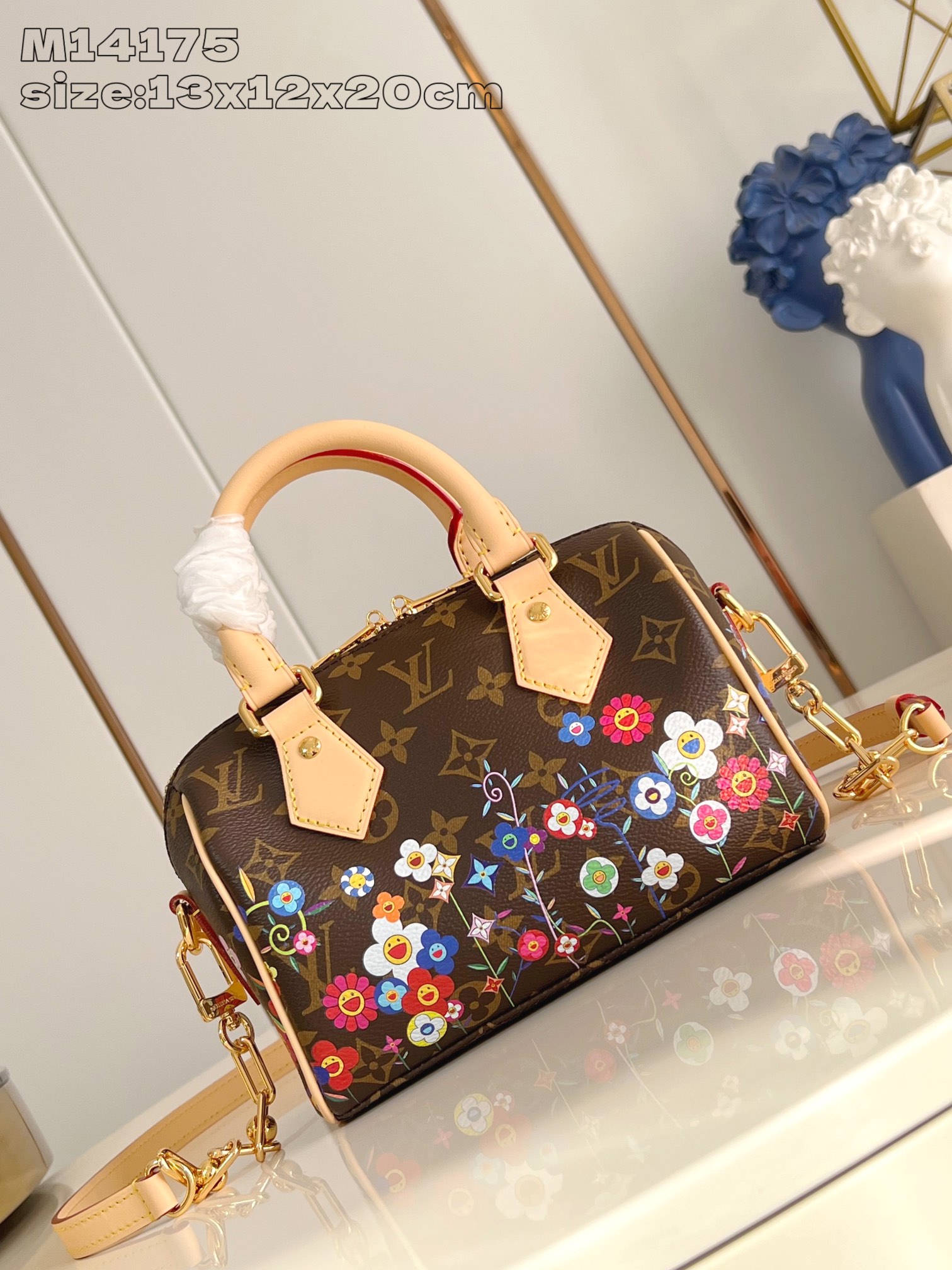Louis Vuitton X Takashi Murakami Speedy Bandouliere 20 Monogram Louis Vuitton X Takashi Murakami Speedy Bandouliere 20 Monogram